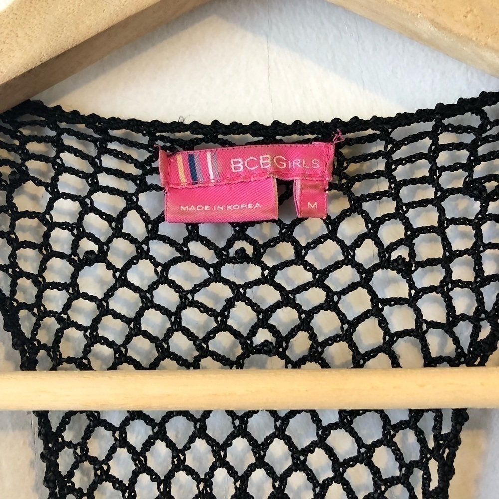 vintage BCBGirls Mesh Sequin Top - Picture 2 of 3